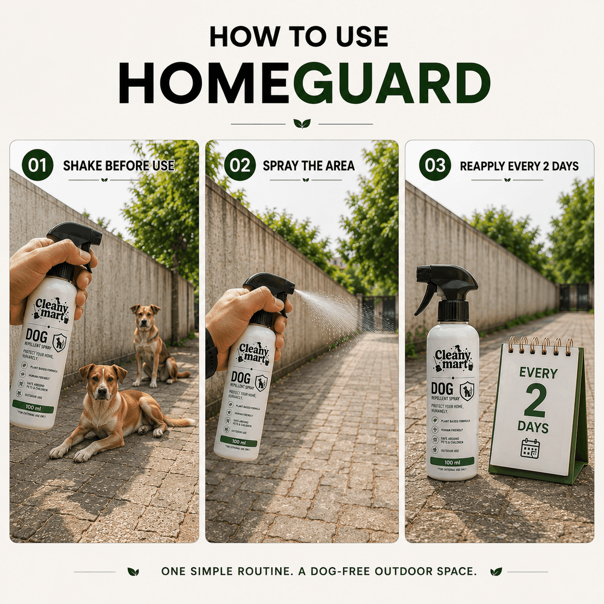 HomeGuard Dog Repellent Spray(100ml)