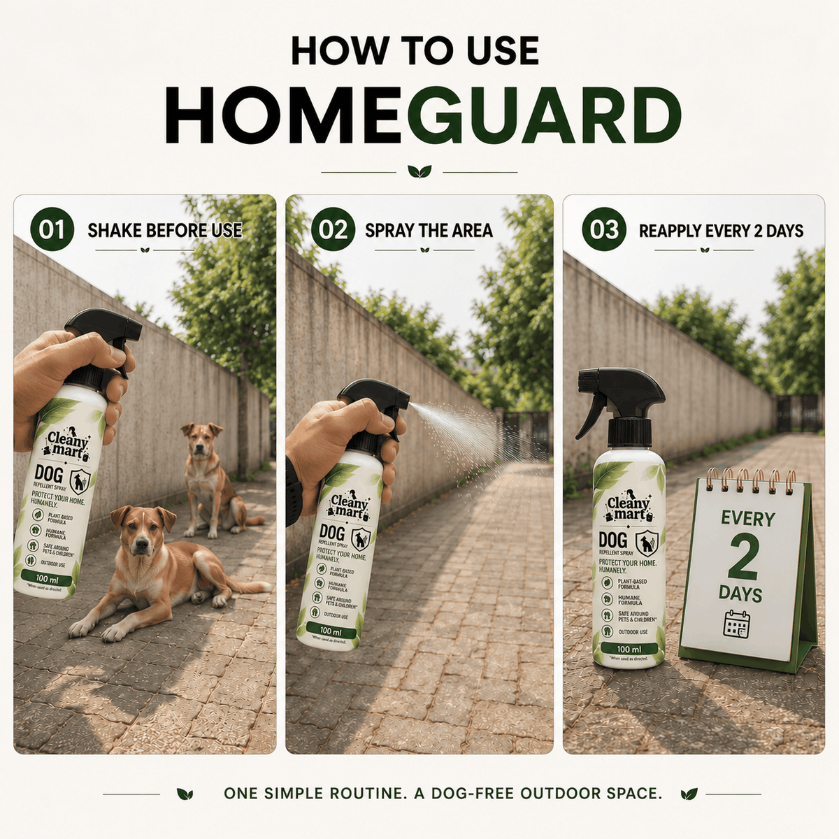 HomeGuard Dog Repellent Spray(100ml)