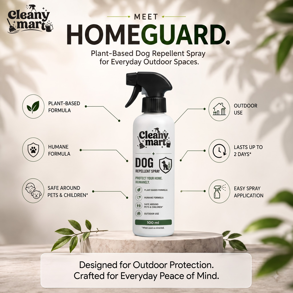 HomeGuard Dog Repellent Spray(100ml)